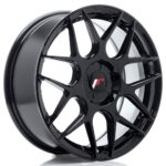 JR Wheels JR18 17x7 ET20-40 5H BLANK Gloss Black - Image 2