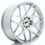 JR Wheels JR18 18x7,5 ET35 5x100/120 Silver Machined Face - Image 2