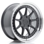 JR Wheels JR47 18x8,5 ET15-35 5H BLANK Hyper Gray w/ Machined Lip - Image 2