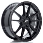 JR Wheels JR21 17x7 ET20-40 4H BLANK Gloss Black - Image 2