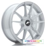 JR Wheels JR21 17x7 ET20-40 BLANK Custom Finish - Image 2