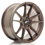 JR Wheels JR21 17x8 ET35 5x100 Matt Bronze - Image 2