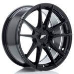 JR Wheels JR21 17x8 ET20-35 4H BLANK Gloss Black - Image 2