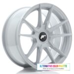 JR Wheels JR21 17x8 ET20-35 BLANK Custom Finish - Image 2
