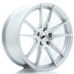 JR Wheels JR21 18x8,5 ET45 5x112 Silver Machined Face - Image 2