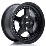 JR Wheels JR6 15x7 ET35 4x100 Matt Black - Image 2