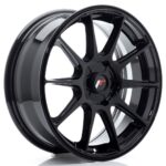 JR Wheels JR11 17x7 ET20-38 5H BLANK Gloss Black - Image 2