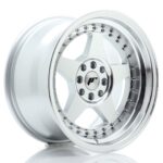 JR Wheels JR6 16x9 ET20 4x100/108 Silver Machined Face - Image 2