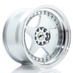 JR Wheels JR6 17x10 ET20 5x114/120 Silver Machined Face - Image 2