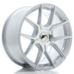 JR Wheels JR30 17x8 ET20-40 BLANK Silver Machined Face - Image 2