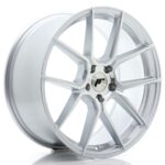 JR Wheels JR30 19x8 ET40 5x112 Silver Machined Face - Image 2