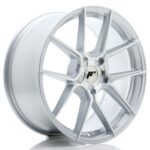 JR Wheels JR30 19x8 ET20-40 5H BLANK Silver Machined Face - Image 2