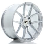 JR Wheels JR30 19x9 ET20-40 5H BLANK Silver Machined Face - Image 2