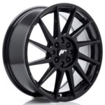 JR Wheels JR22 17x7 ET25 4x100/108 Gloss Black - Image 2