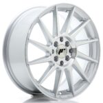 JR Wheels JR22 17x7 ET25 4x100/108 Silver Machined Face - Image 2