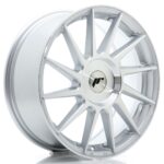 JR Wheels JR22 17x7 ET20-40 BLANK Silver Machined Face - Image 2