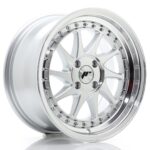 JR Wheels JR26 16x8 ET30 4x100 Silver Machined Face - Image 2
