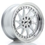 JR Wheels JR26 16x8 ET25 4x100/108 Silver Machined Face - Image 2