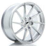 JR Wheels JR36 19x8 ET20-40 5H BLANK Silver Machined Face - Image 2