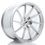 JR Wheels JR36 20x10 ET20-45 5H BLANK Silver Machined Face - Image 2