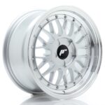 JR Wheels JR23 16x8 ET20-45 5H BLANK Hyper Silver w/ Machined Lip - Image 2