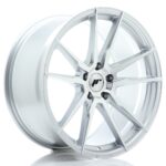 JR Wheels JR21 20x10 ET40 5x120 Silver Machined Face - Image 2