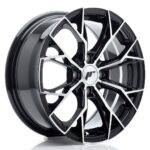 JR Wheels JR49 15x6,5 ET35 4x100 Gloss Black Machined Face - Image 2
