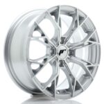 JR Wheels JR49 15x6,5 ET35 4x100 Silver Machined Face - Image 2