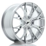 JR Wheels JR49 17x8 ET20-40 4H BLANK Silver Machined Face - Image 2