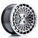 JR Wheels JR14 15x8 ET25 4x100 Gloss Black Machined Face - Image 2
