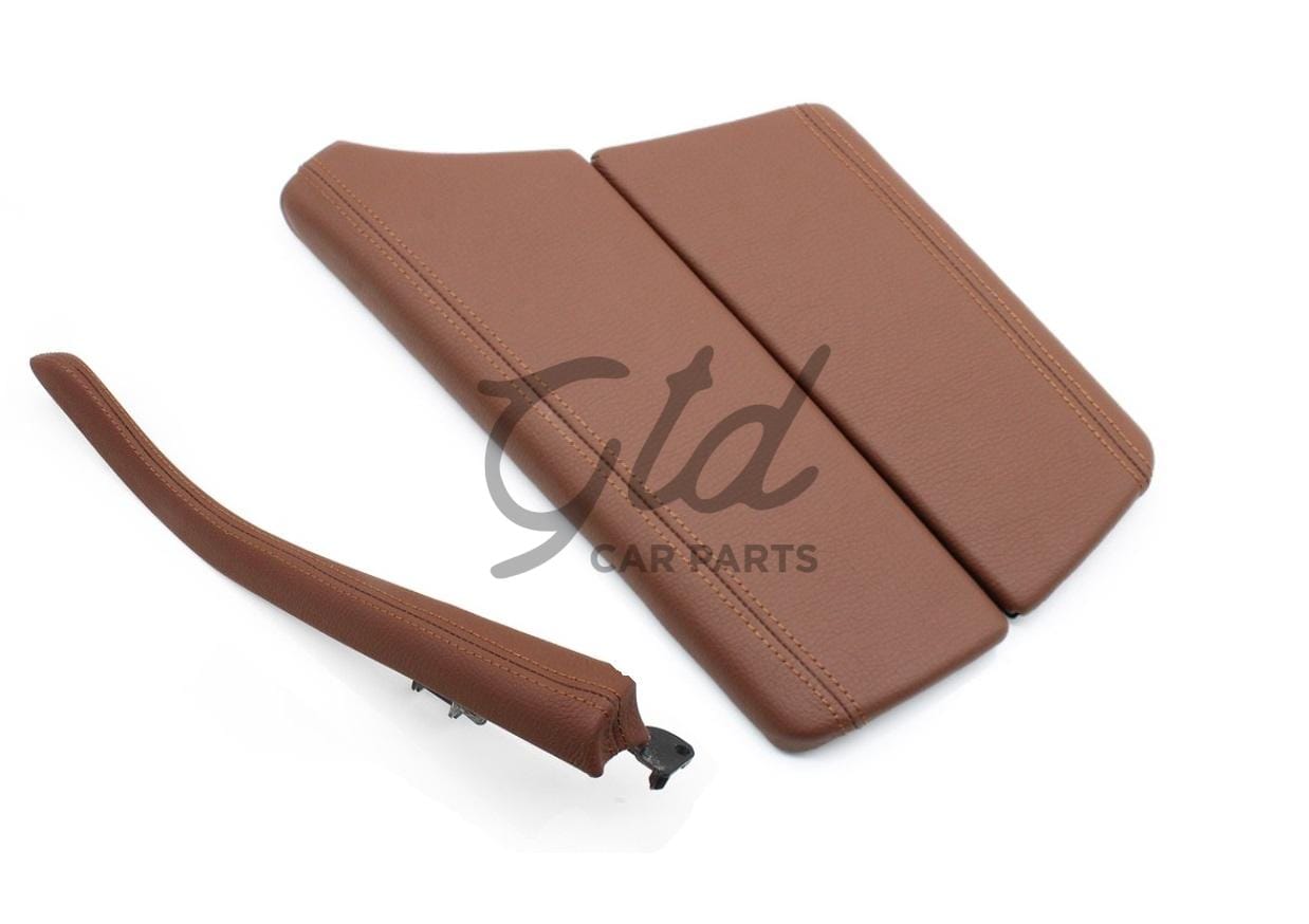 5116-9216-869 Apoio Braço Consola Central Castanho BMW Série 5 F10 F11 F18 2010-2017 - Image 1