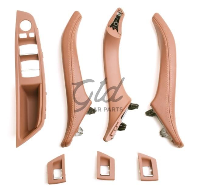 KIT Puxadores Champanhe BMW Série 5 F10 F11 F18 2010-2017 C/ Esp. Rebatível