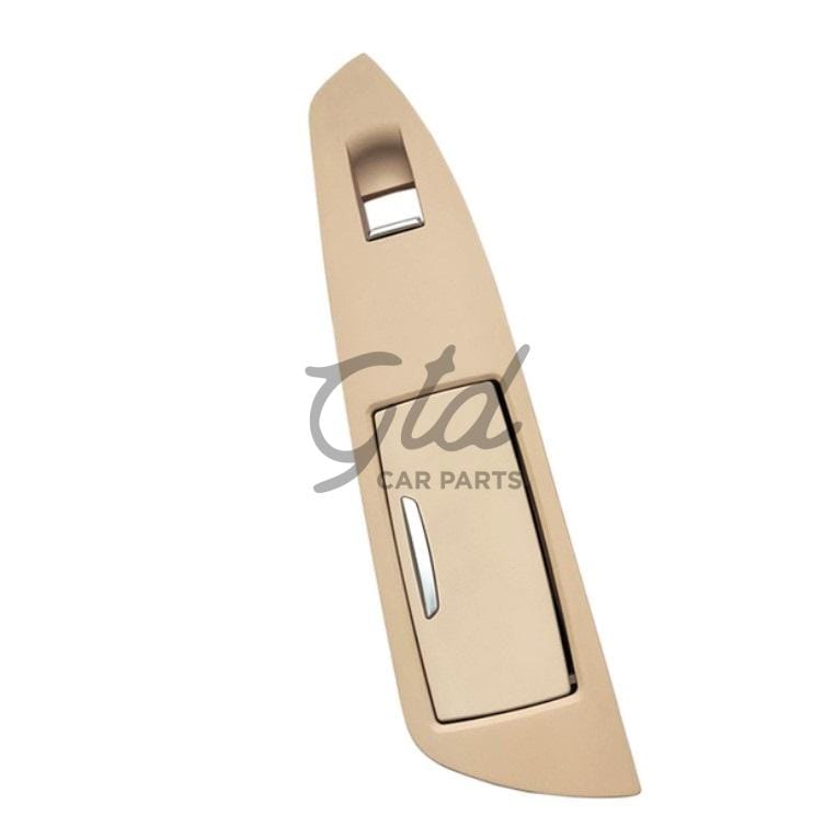 Moldura Bege Comutador de Vidros Traseiro Direito BMW Série 7 F01 F02 2009-2014