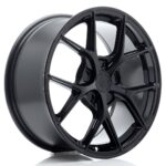 JR Wheels SL01 17x7 ET20-40 5H BLANK Gloss Black - Image 2