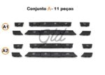 Conjunto de 11 botões Módulo Ar Condicionado BMW Série 5/6/7 X5 X6 F10 F16 2009-2020