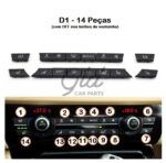 Pack 14 botões Módulo Ar Condicionado BMW Série 5/6/7 X5 X6 F10 F16 2009-2020 - Image 5