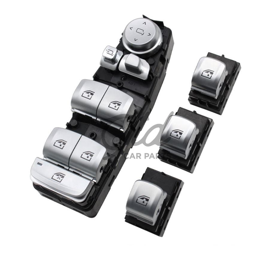 Conjunto Interruptores Vidros Prata BMW Série 3/5/7 X3 X5 X6 F30 F10 2009-2018