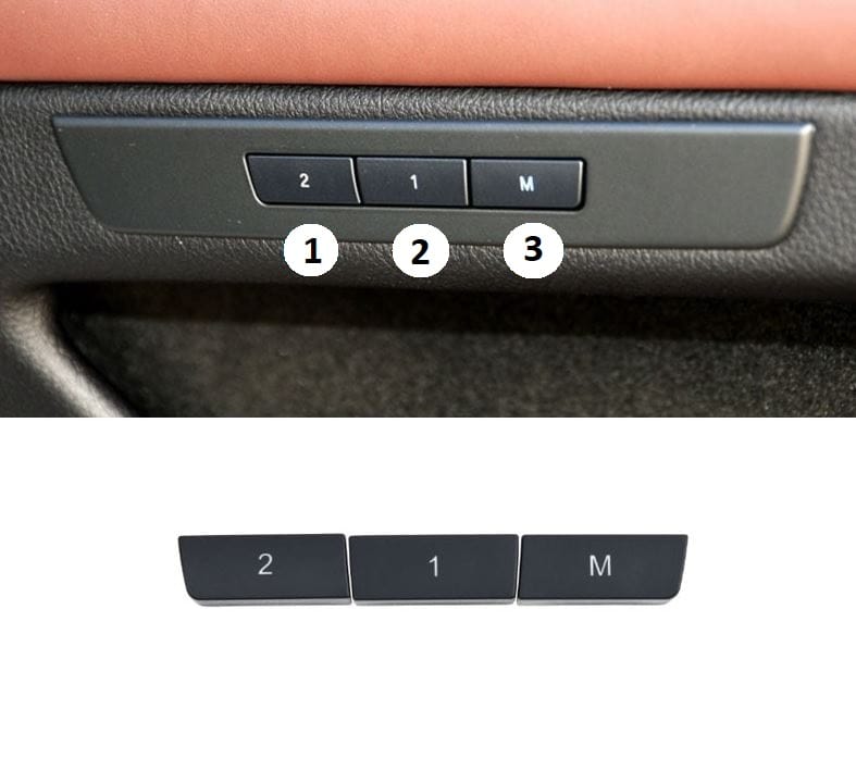 Botões Memória Banco Passageiro BMW Série 5 F10 F11 F18 2010-2017