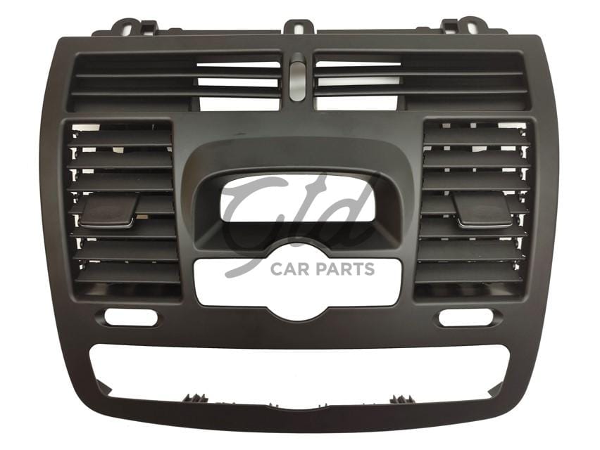 Grelha / Consola Ventilação Central Preta Mercedes-Benz Viano Vito W636 W639 2010-2015 Versão 2