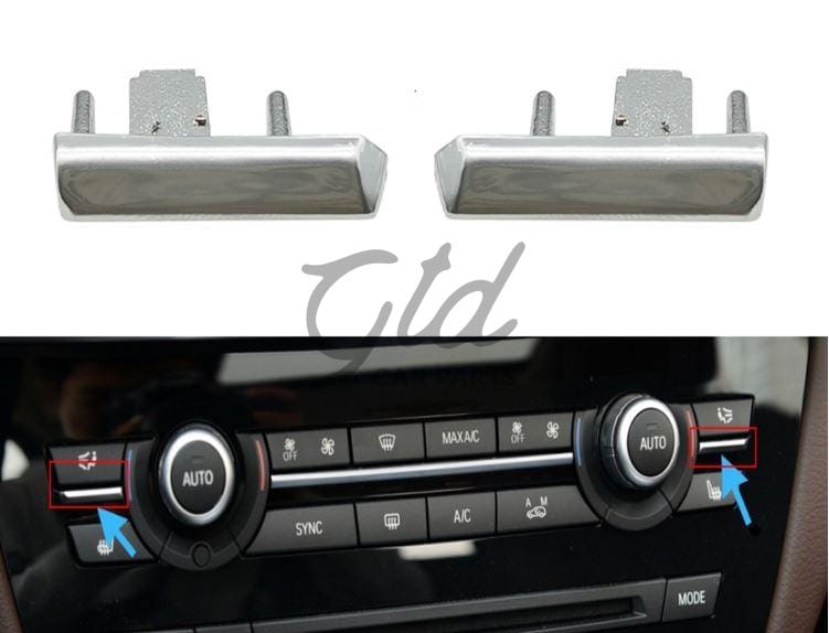 2x Clips Cromados de Módulo AC BMW X5 X6 F15 F16 2014-2018