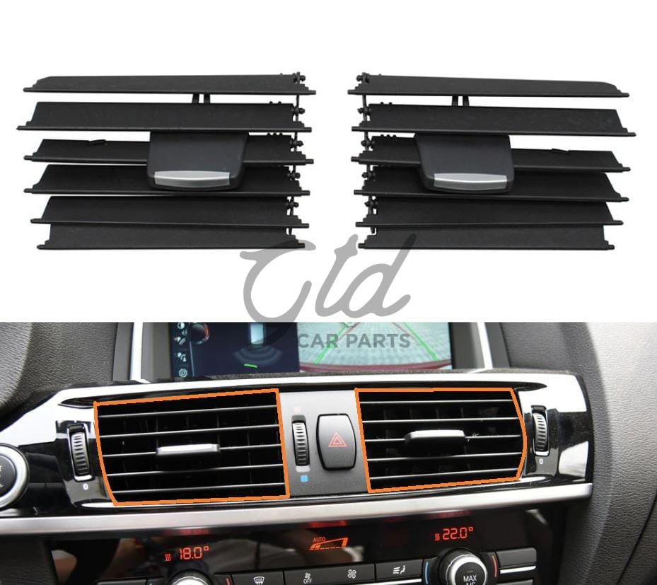 KIT Reparação Grelhas Ventilação Centrais BMW X3 X4 F25 F26 2011-2018