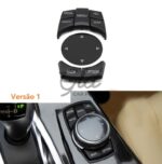 Conjunto de 6 Botões IDRIVE NBT BMW 1/2/3/4/5/6/7 X3 X4 X5 X6  F25 F15 F16 F30 F10 F01 Versão 1