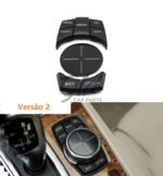 Conjunto de 6 Botões IDRIVE NBT BMW 1/2/3/4/5/6/7 X3 X4 X5 X6  F25 F15 F16 F30 F10 F01 Versão 2