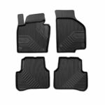 PACK 4 TAPETES BORRACHA NO.77 VOLKSWAGEN PASSAT CC FASTBACK 2008-2012