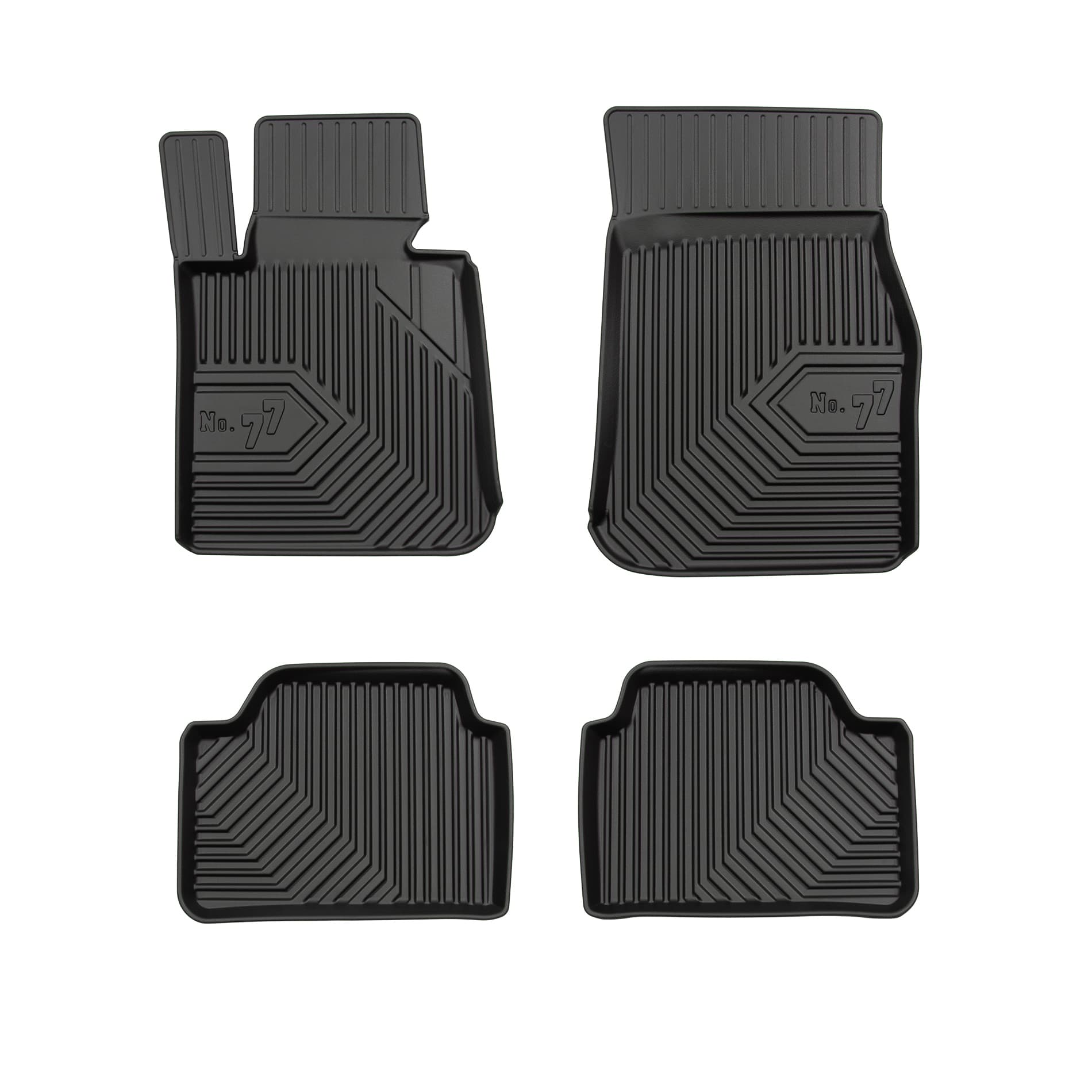 PACK 4 TAPETES BORRACHA NO.77 BMW Série 1 F20 2011-2019