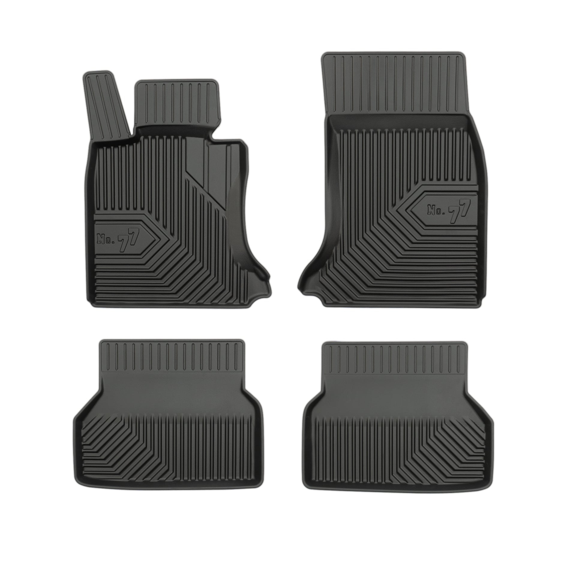 PACK 4 TAPETES BORRACHA NO.77 BMW Série 5 E60 SEDAN 2003-2010