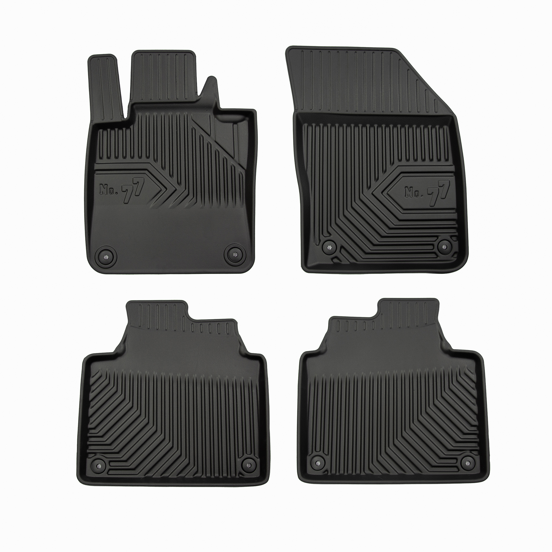77408081 PACK 4 TAPETES BORRACHA NO.77 VOLVO V90 2016-> - Image 1