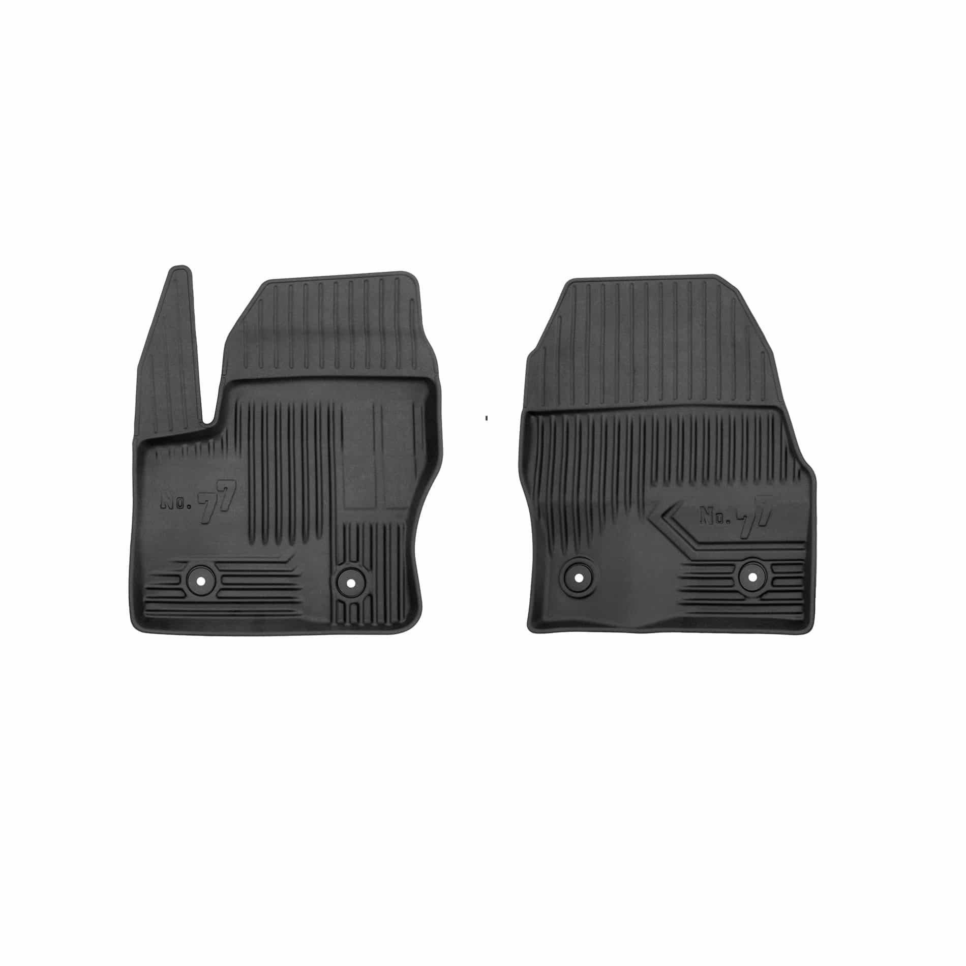 PACK 2 TAPETES BORRACHA NO.77 FORD TRANSIT CONNECT II 2013-2022