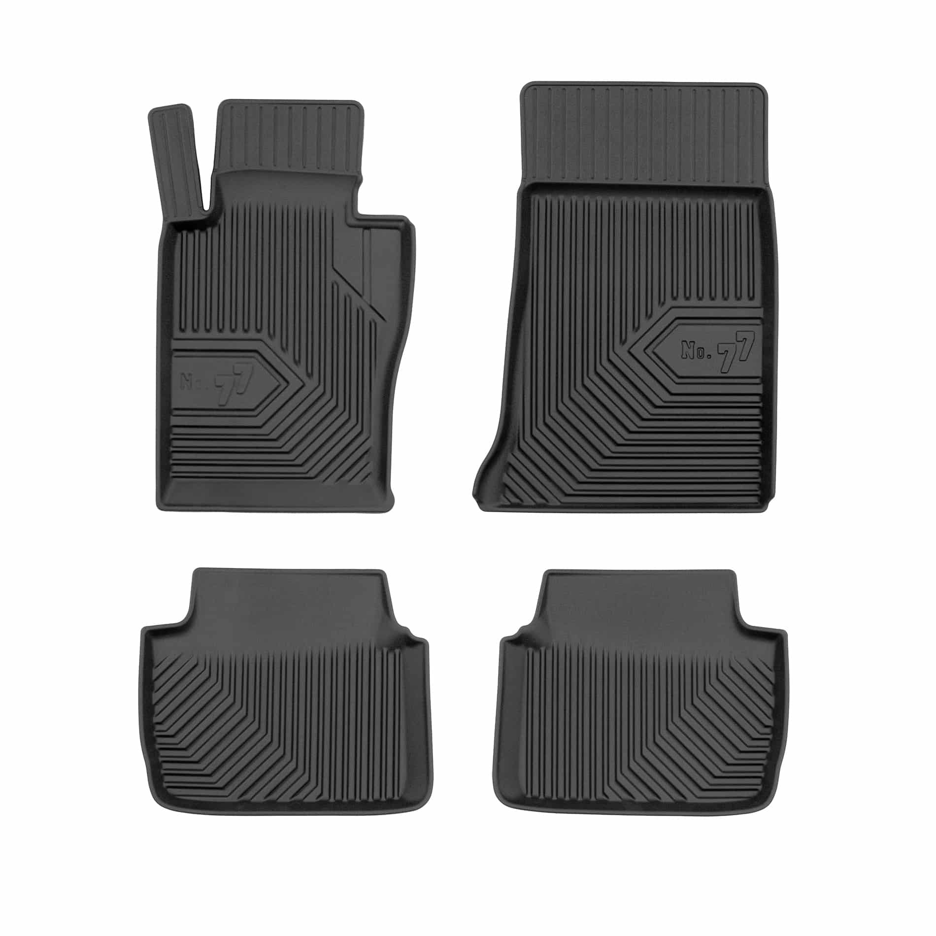 PACK 4 TAPETES BORRACHA NO.77 BMW SÉRIE 3 E46 1998-2005 4x4