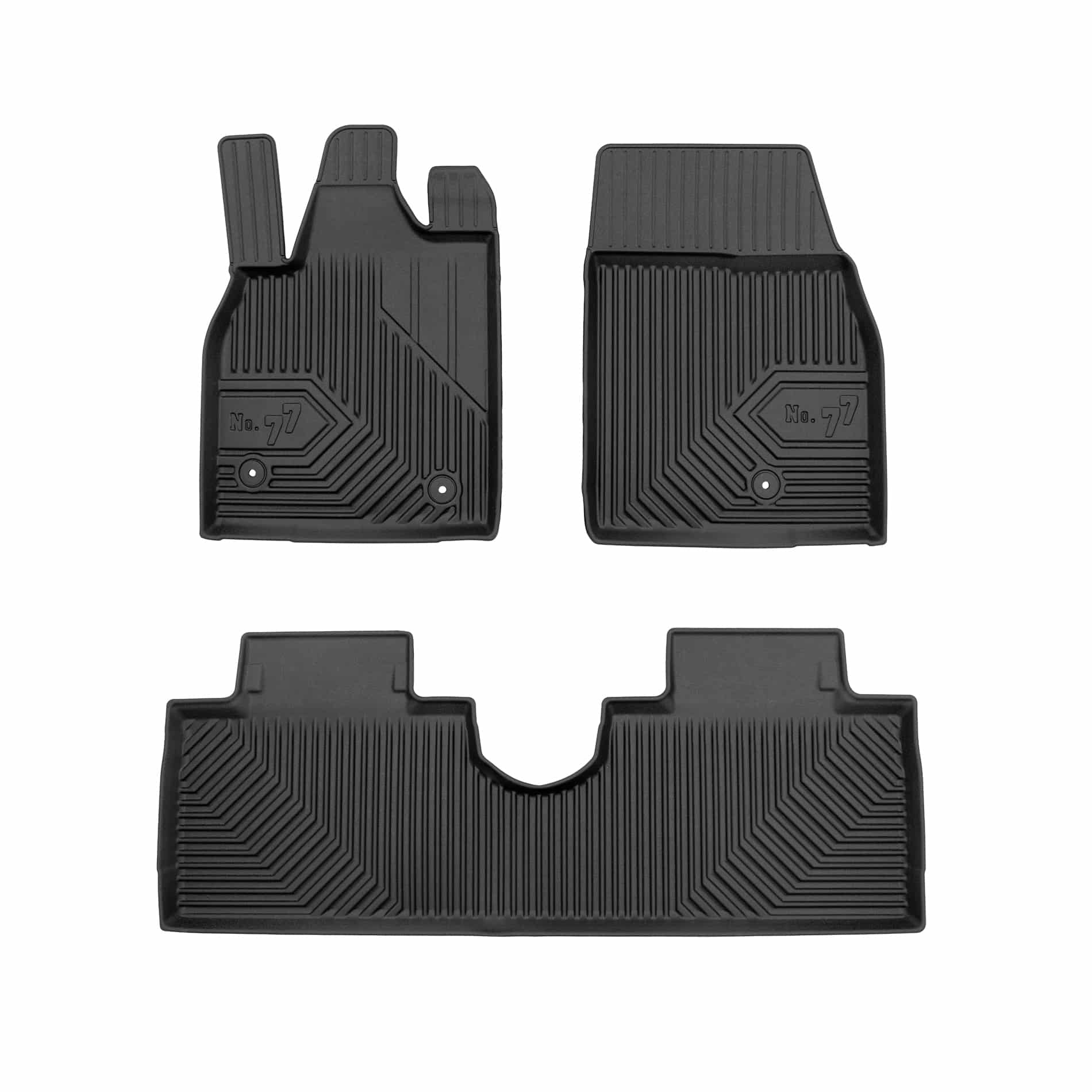 PACK 3 TAPETES BORRACHA NO.77 FORD MUSTANG MACH-E 2020->